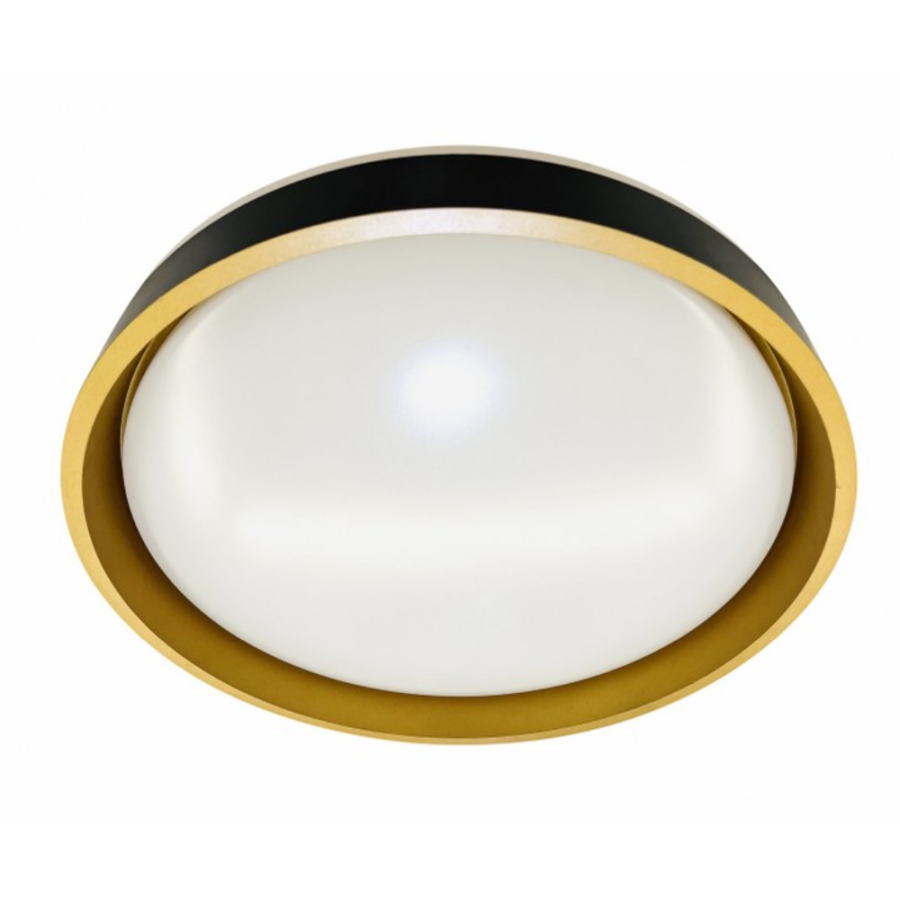 PLAFONJERA LED 24W GABRIELA PVC D390 4000K DARK GREY/GOLD 10534