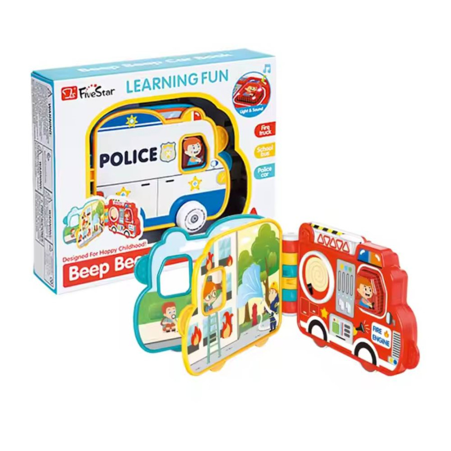 SLIKOVNICA SA ZVUKOM BEEP CAR BOOK