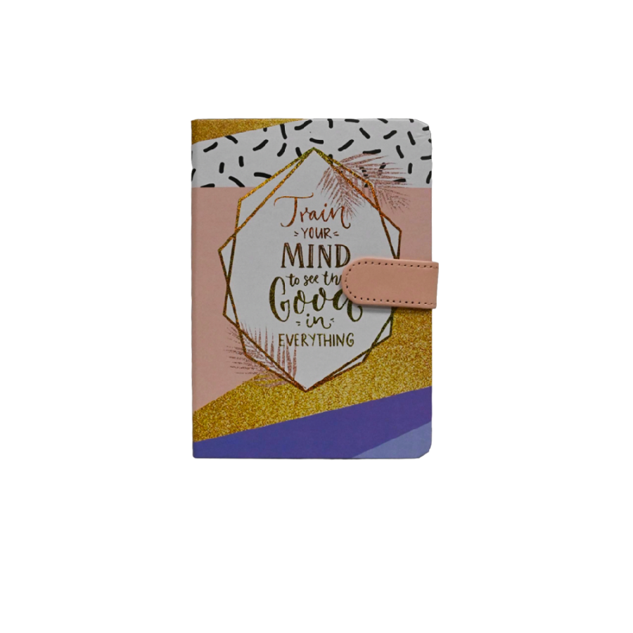 NOTES A5 128L GOLD MESSAGE DISPLAY 12-1