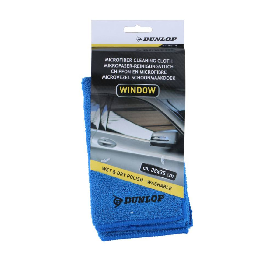 KRPA ZA AUTO MIKROFIBER 35X35CM STAKLO DUNLOP