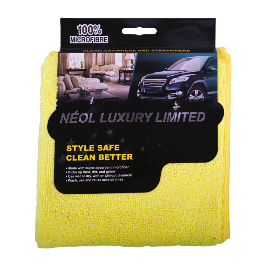 KRPA ZA AUTO MIKROFIBER 40X40CM METAL ŽUTA