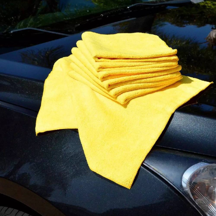 KRPA ZA AUTO MIKROFIBER 40X40CM METAL ŽUTA