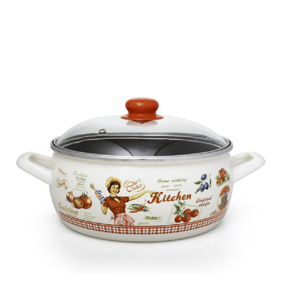 ŠERPA PLITKA SA ST. POKLOPCEM 24CM/5,3L PRINC 178803