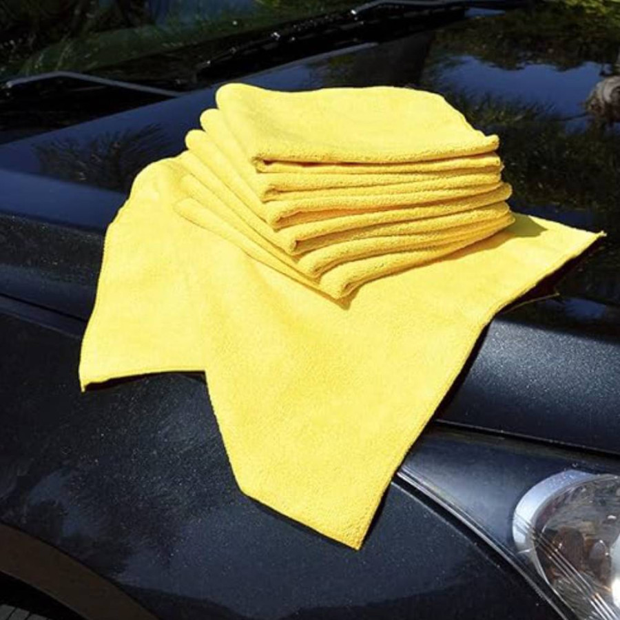 KRPA ZA AUTO MIKROFIBER 40X40CM PREMIUM ŽUTA GF-06 NEOL