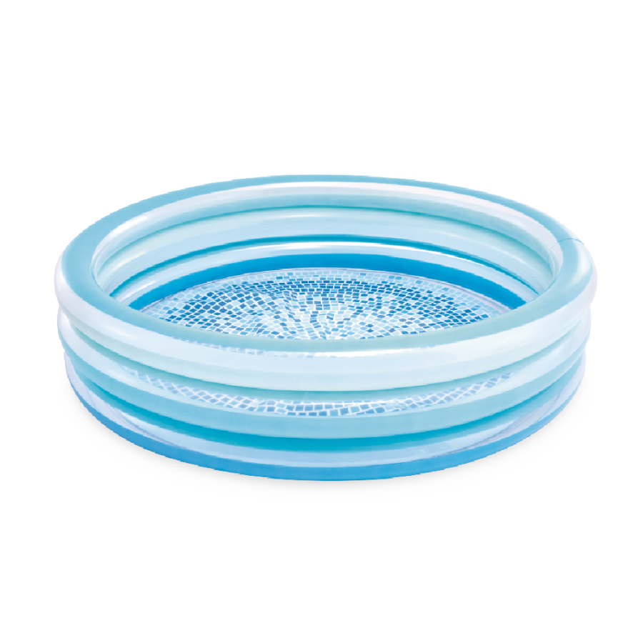 BAZEN 3P 147X33CM TRANSPARENT BLUE