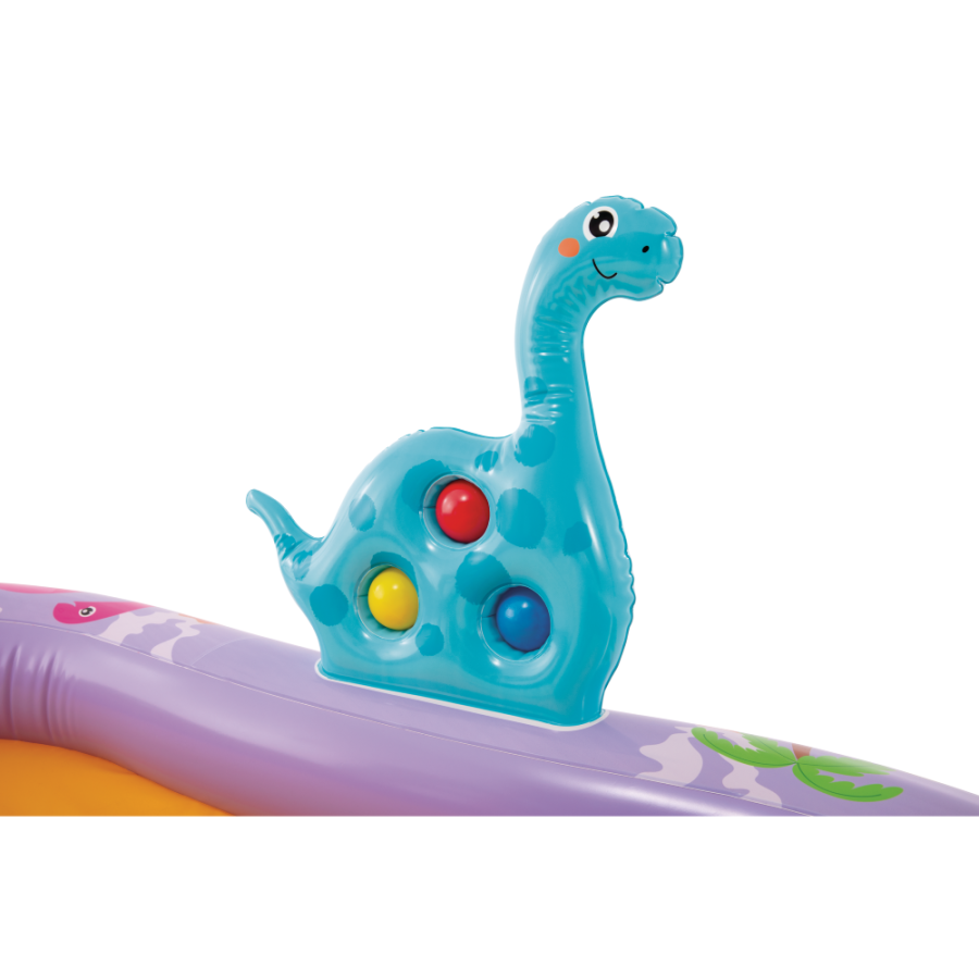 BAZEN IGRAONICA SA TOBOGANOM 157X201X69CM DINOSAURS