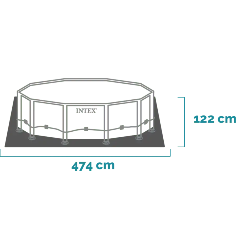 BAZEN OK.KONSTRUKCIJA U SETU 457X122CM C1000 INTEX 26726