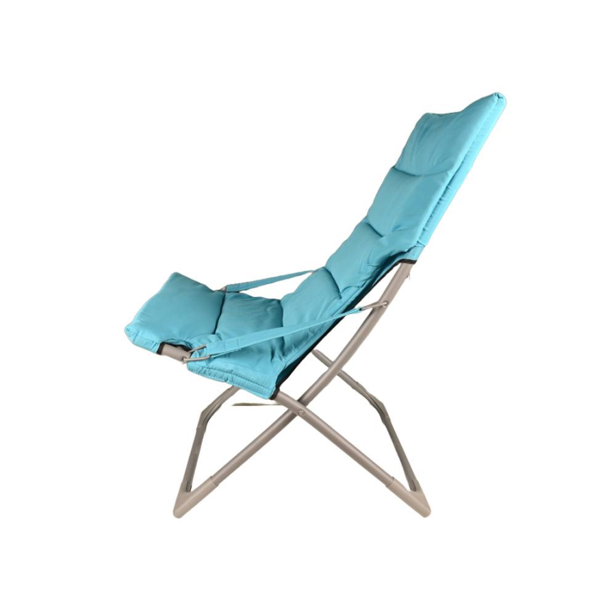 STOLICA SKLOPIVA ZA PLAŽU 55X60X93CM TURQUOISE/GRAY SOFT