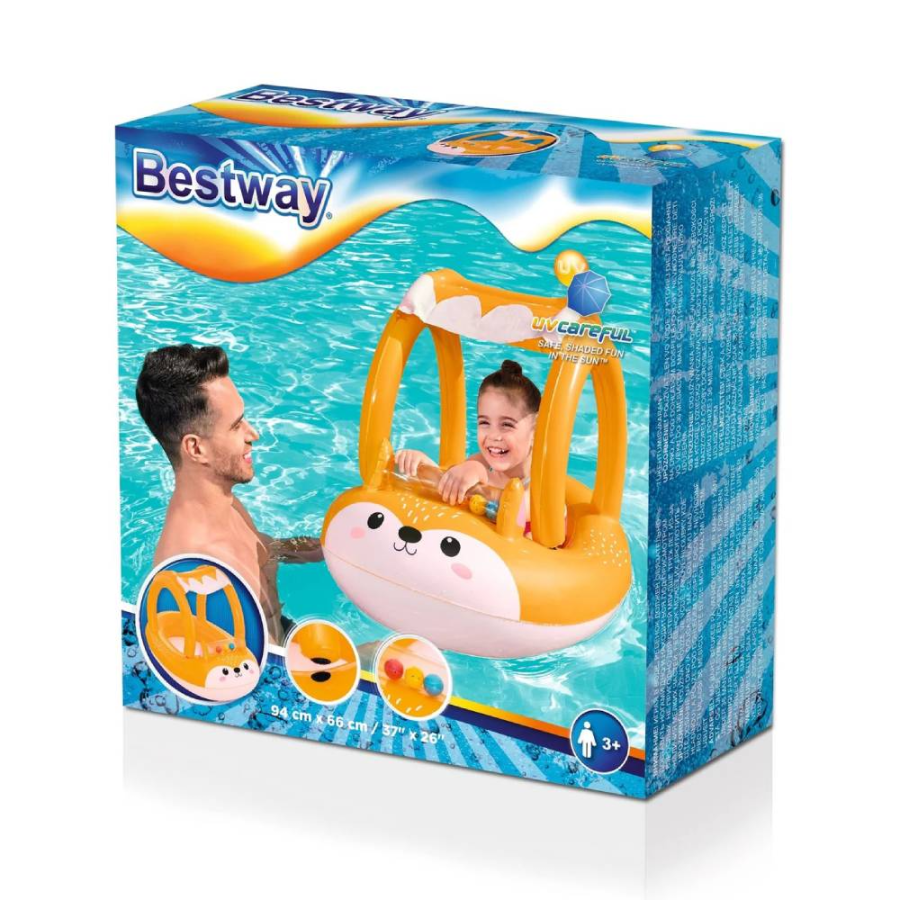 ČAMAC 66X94CM SA KROVOM KIDS FOX 8-1 BESTWAY 34168