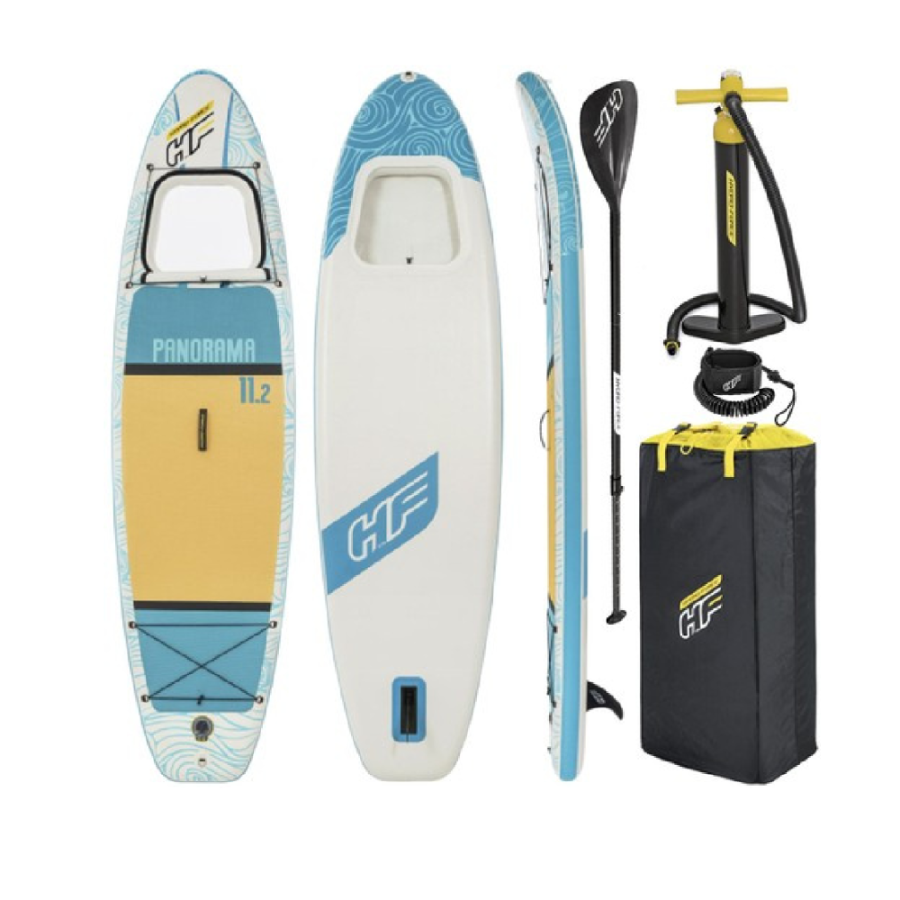 DASKA SUP 340X89X15CM 120KG PANORAMA TURQUOISE SET BESTWAY 65363