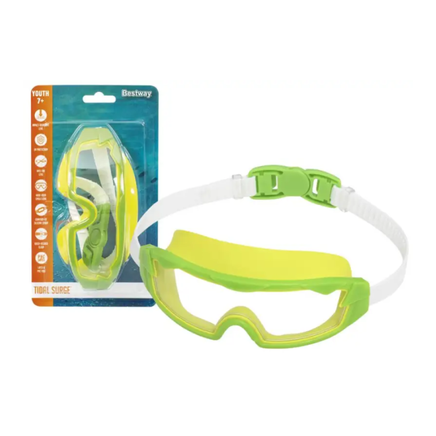 MASKA ZA RONJENJE KIDS 7+ NEON AQUA ANTIFOG SPLASHFLE 24-1 ASST BESTWAY 21179