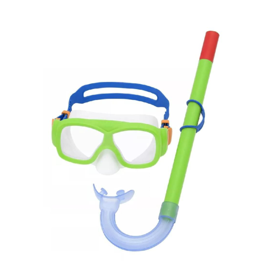 MASKA ZA RONJENJE SA DISALICOM KIDS 7+ CLASSIC EXPLORA ESSENTIAL NEON MATT 6-1 ASST BESTWAY 24035
