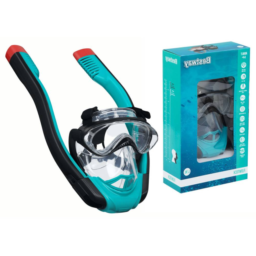 MASKA ZA RONJENJE SA DISALICOM TEEN 14+ FLOWTECH L/XL 4-1 ASST BESTWAY 24058