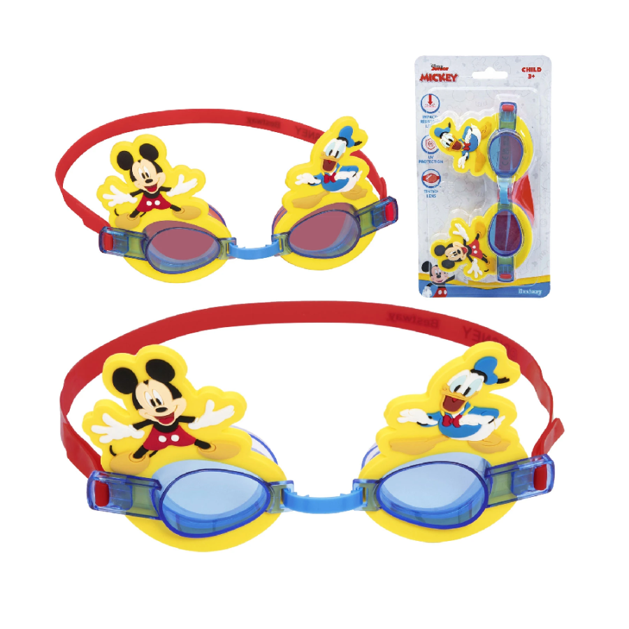 NAOČALE ZA PLIVANJE KIDS 3+ MICKEY&FRIENDS 24-1 ASST BESTWAY 9102S
