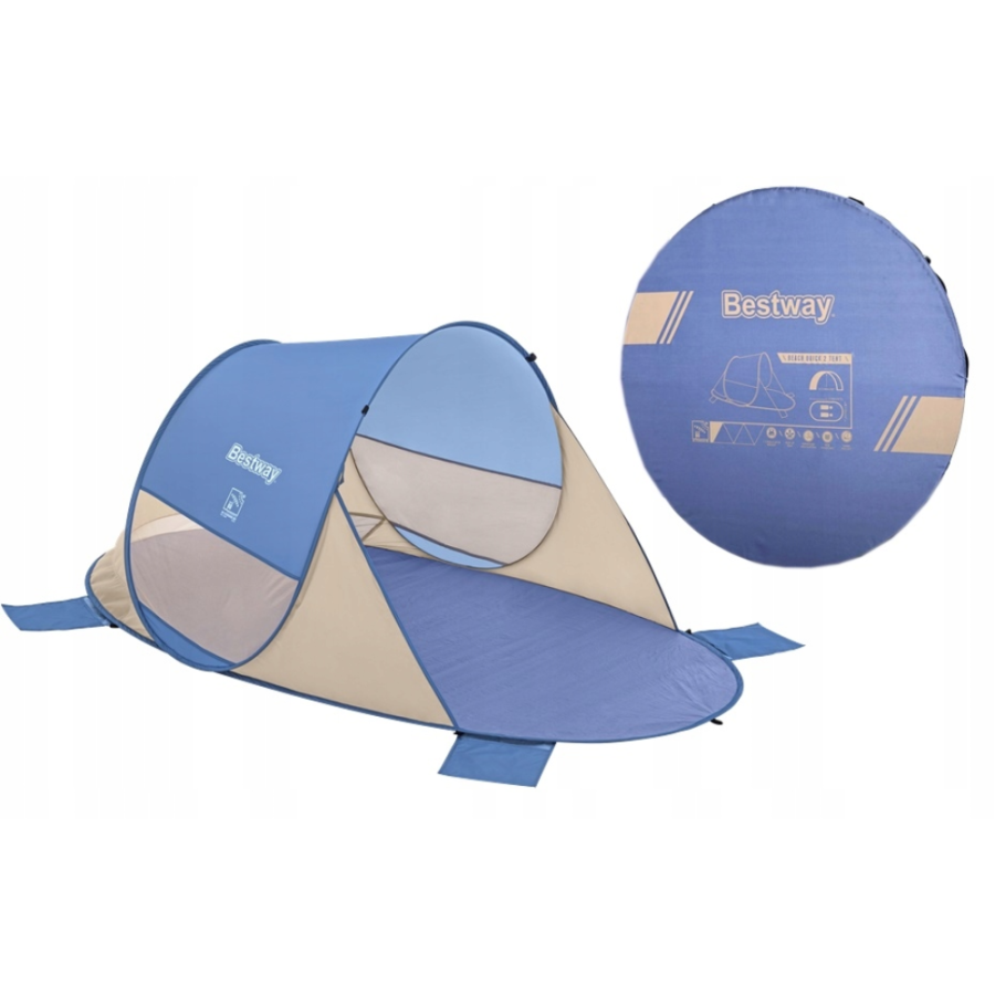 ŠATOR ZA PLAŽU 120X200X90CM PLAVI POP UP 16-1 ASST BESTWAY 68107