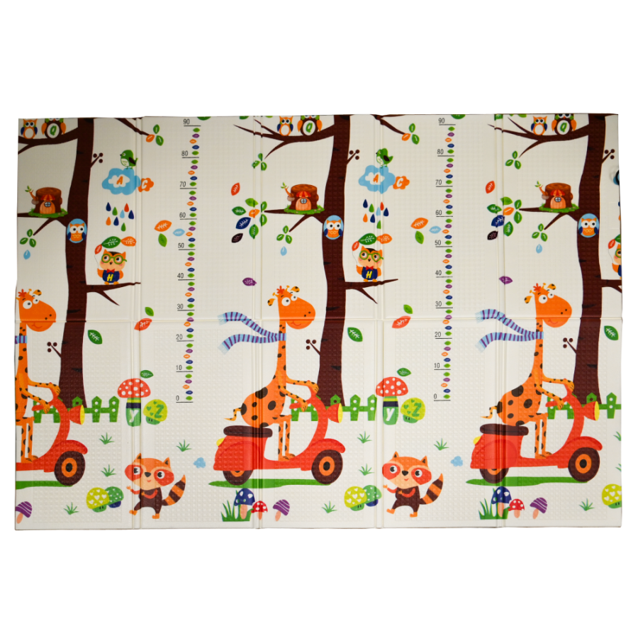 PODLOGA ZA BEBE 200X150X1CM ANIMAL WORLD