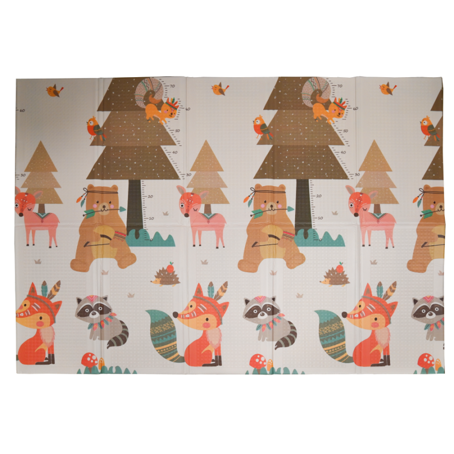 PODLOGA ZA BEBE 200X150X1CM ANIMAL WORLD