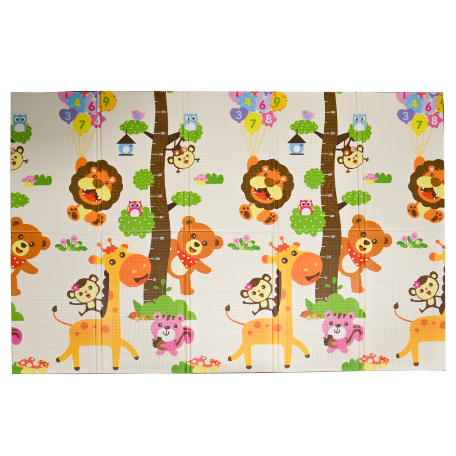 PODLOGA ZA BEBE 200X150X1CM ANIMAL WORLD