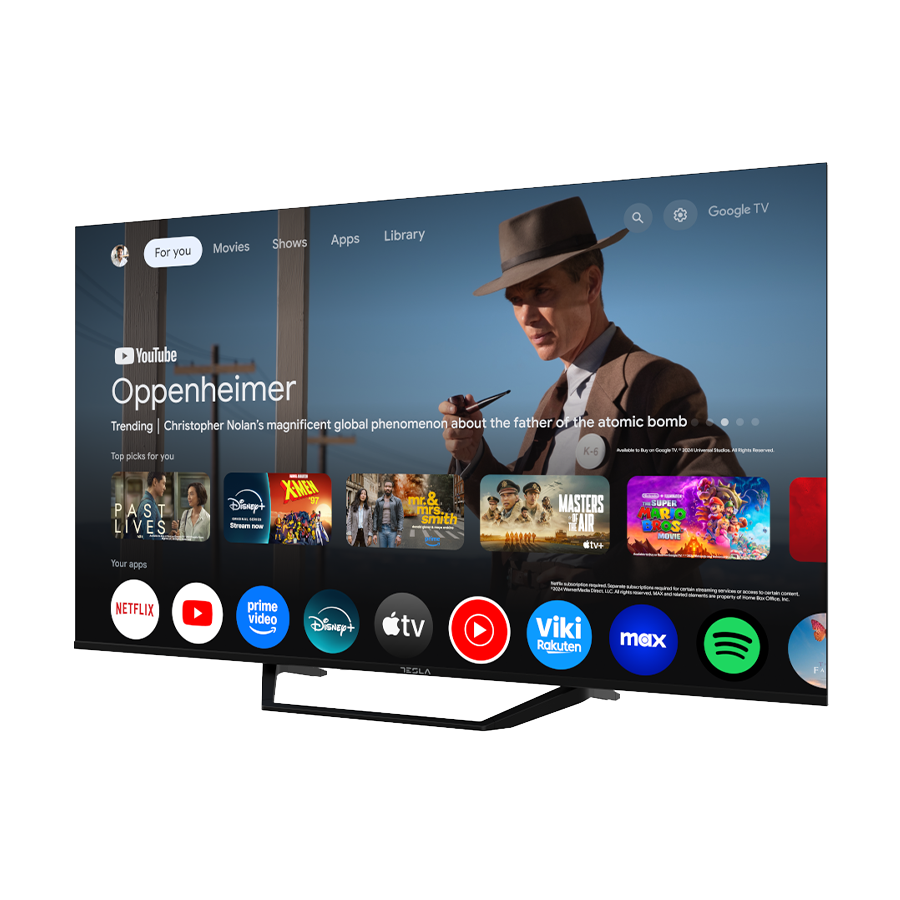 TV LED 65" TESLA 65E655BUS GOOGLE TV 4K ULTRA HD