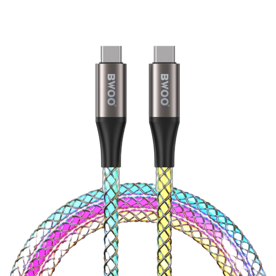 BWOO KABAL ZA MOBITEL TYPE C NA TYPE C 1M X278 RGB 65W