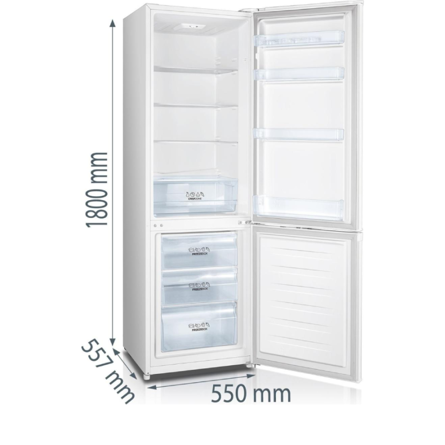FRIŽIDER KOMBINOVANI GORENJE 269L RK4182PW4