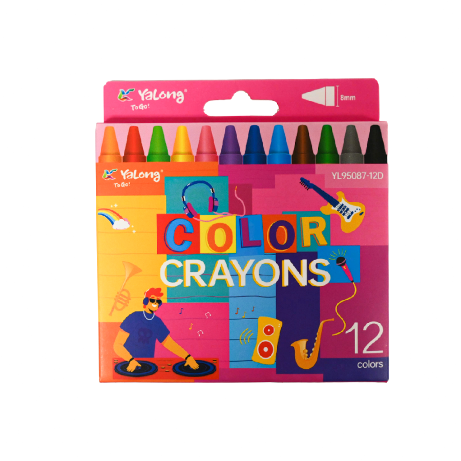 YALONG VOŠTANE BOJICE 12/1 COLOR LINE