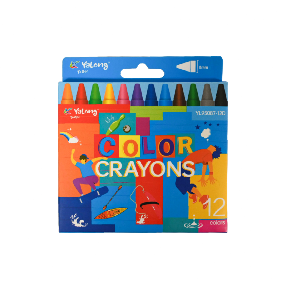YALONG VOŠTANE BOJICE 12/1 COLOR LINE