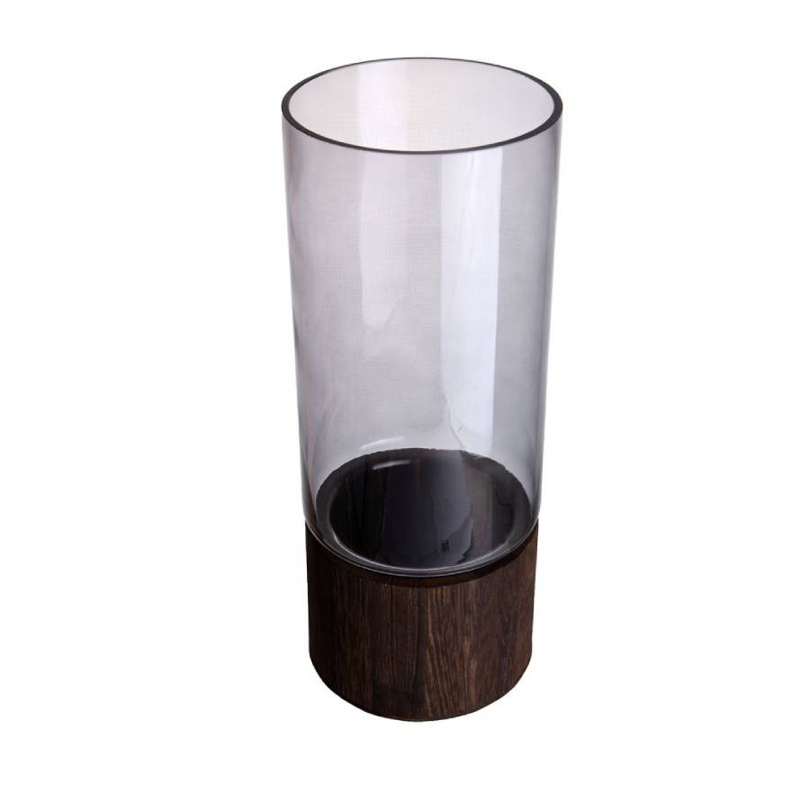 STAKLENA VAZA FI10CM H-25CM