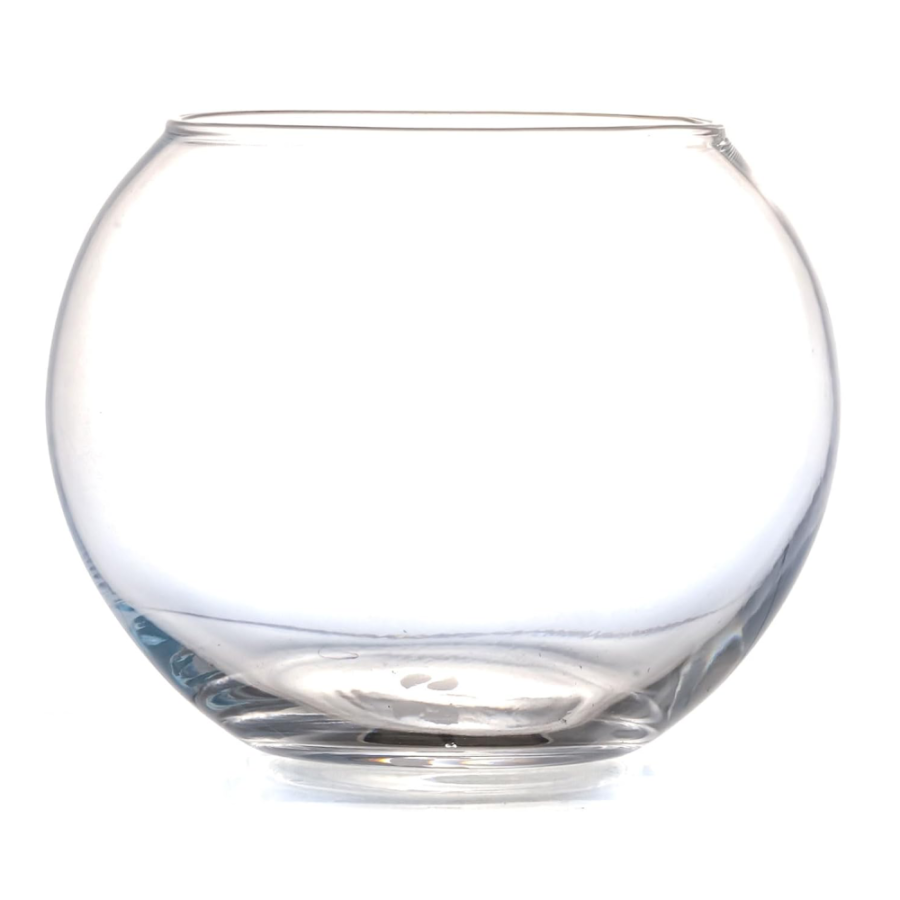 STAKLENA VAZA FI11CM H-9CM TRANSPARENTNA