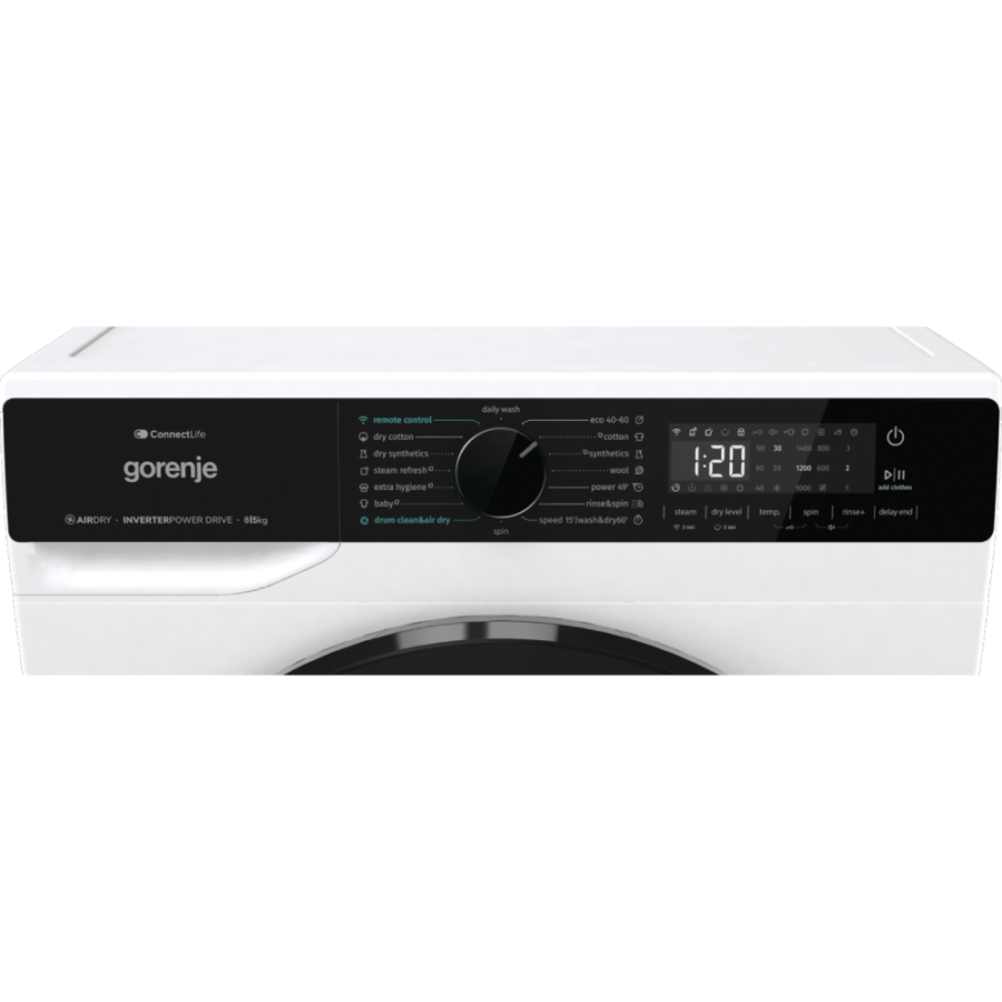 MAŠINA ZA VEŠ SA SUŠILICOM 1400 O/MIN 8KG-5KG GORENJE WD2PA854ADW INVERTER