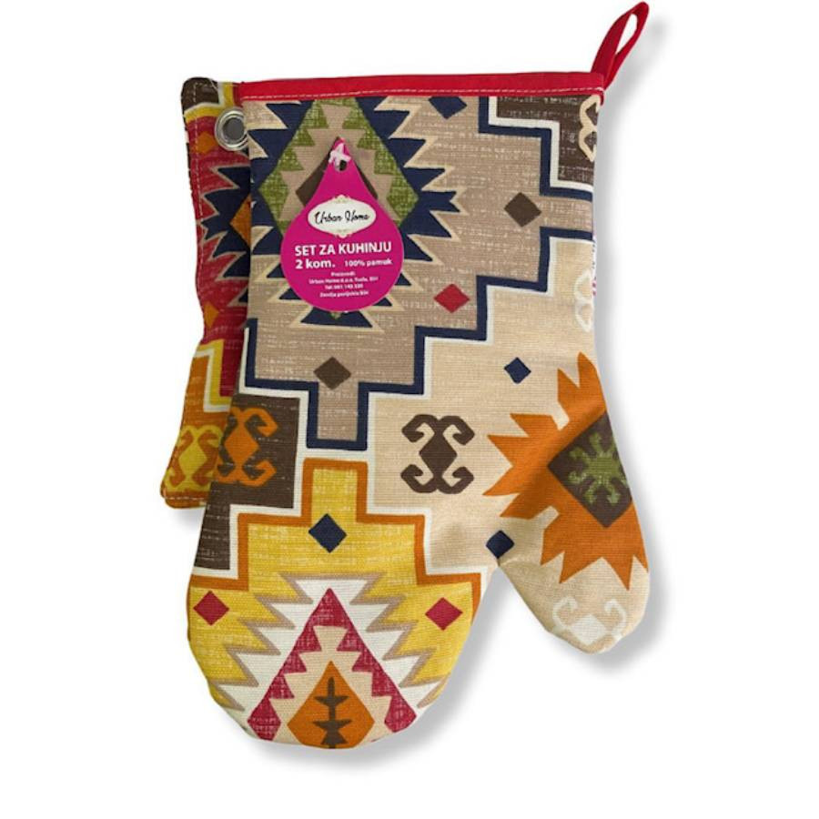 KUHINJSKA RUKAVICA I PODMETAČ