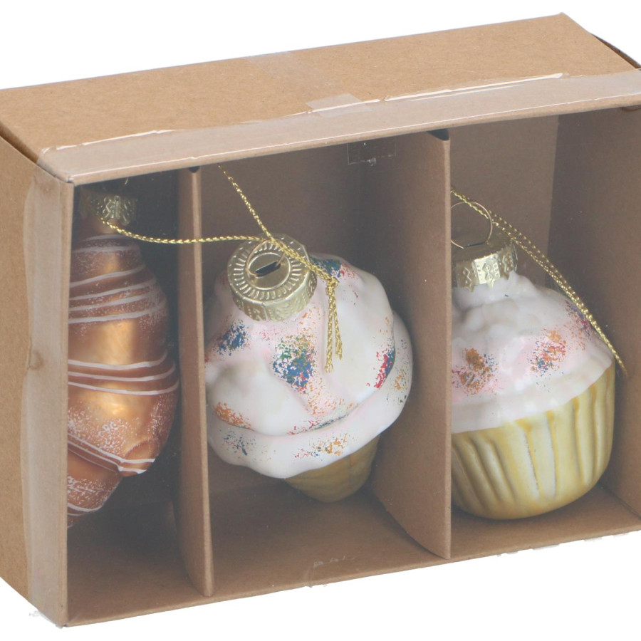 DEKORACIJA NOVOGODIŠNJA ZA JELKU 11CM 3/1 SWEETS