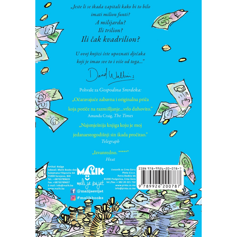 DJEČIJA KNJIGA MALI MILIJARDER