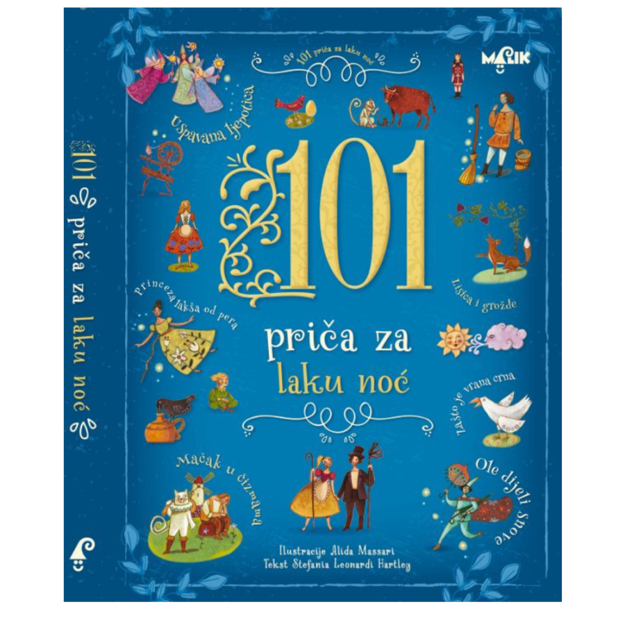 DJEČIJA KNJIGA 101 PRIČA ZA LAKU NOĆ