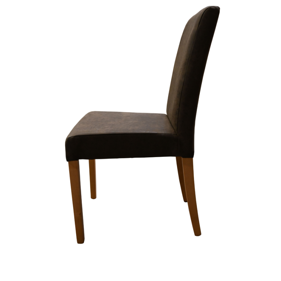 TRPEZARIJSKA STOLICA LANA 43,5X91X56,5CM NATUR PU VINTAGE TOBACCO