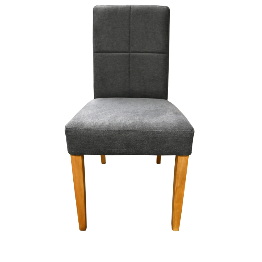 TRPEZARIJSKA STOLICA PATRICIA 50X98X62CM VEGA 118 SIVA NATUR NOGE