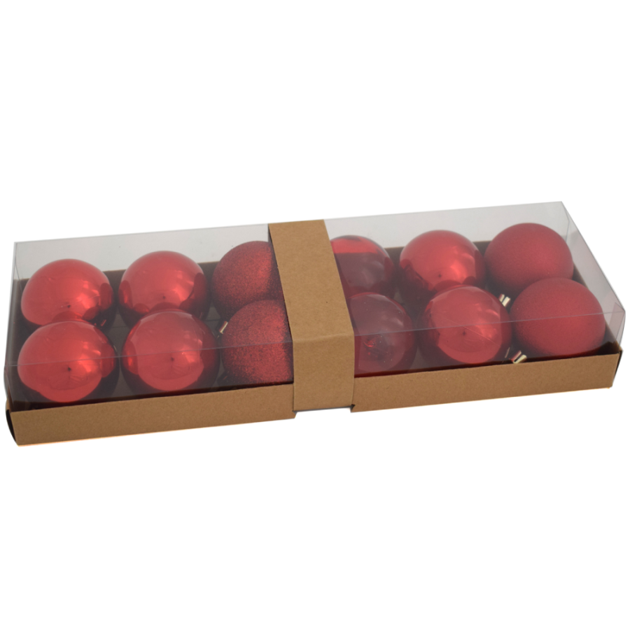 NOVOGODIŠNJA KUGLA 6CM 12/1