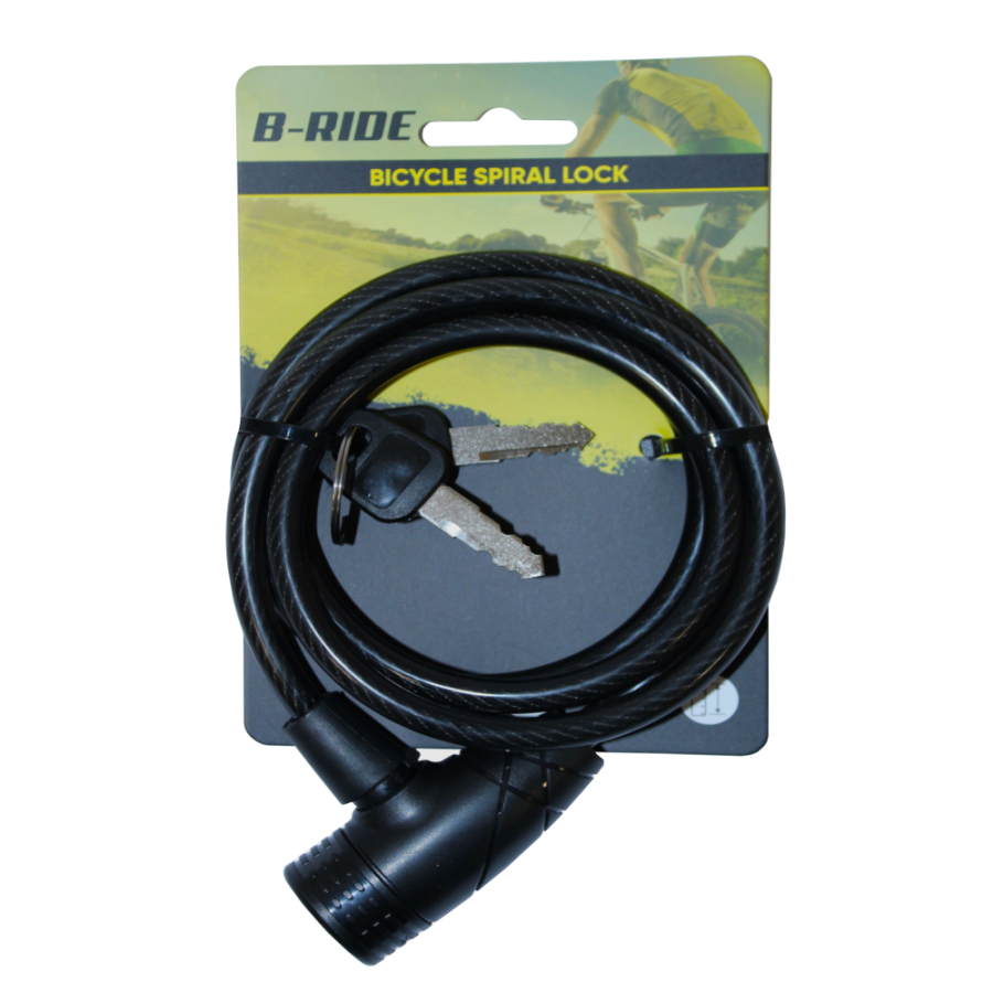 SAJLA ZA BICIKLO 120CM/8MM SA KLJUČEM B-RIDE