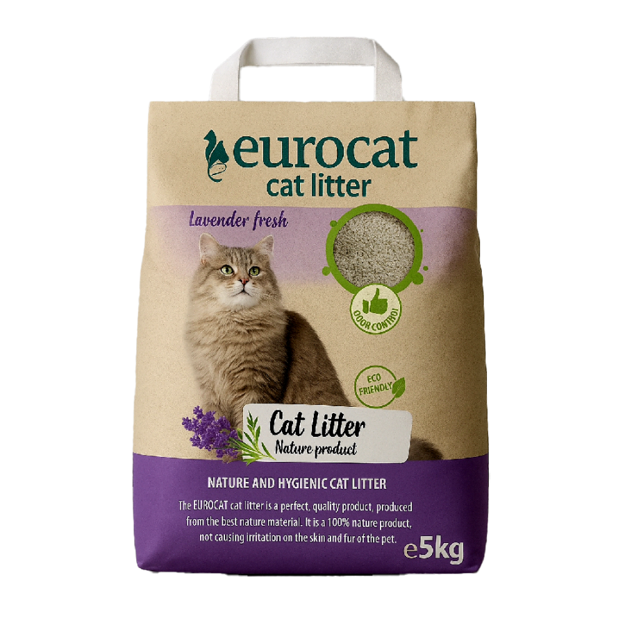 EUROCAT PIJESAK ZA MAČKE 5KG LAVANDA