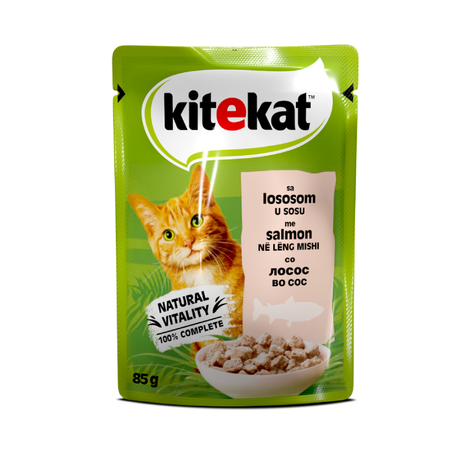 KITEKAT POUCH LOSOS HRANA ZA MAČKE 85G