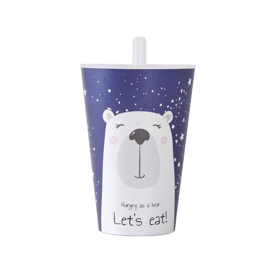 ČAŠA DJEČIJA SA SLAMKOM 0,4L