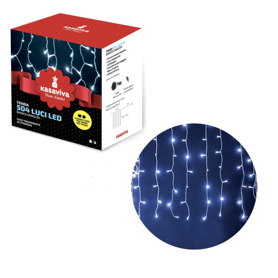 NOVOGODIŠNJE  LAMPICE ZAVJESA 504L