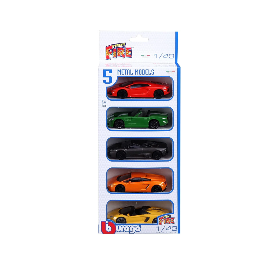 BBURAGO AUTO 1:43 5/1 STREET FIRE