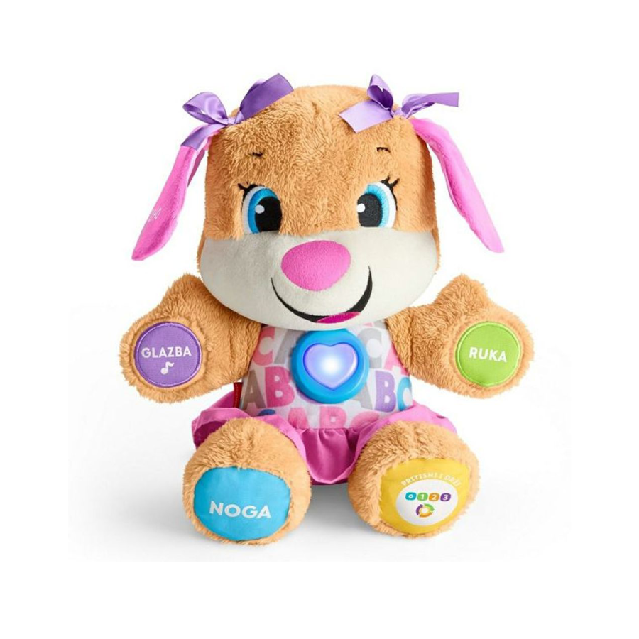 IGRAČKA PSIĆ SVEZNALICA SEKA SA SRCEM FISHER PRICE
