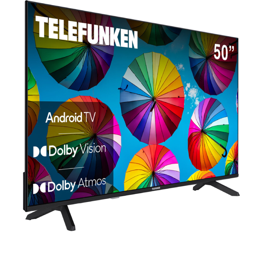 TV LED 50" TELEFUNKEN TFL-50AEU2000 UHD ANDROID