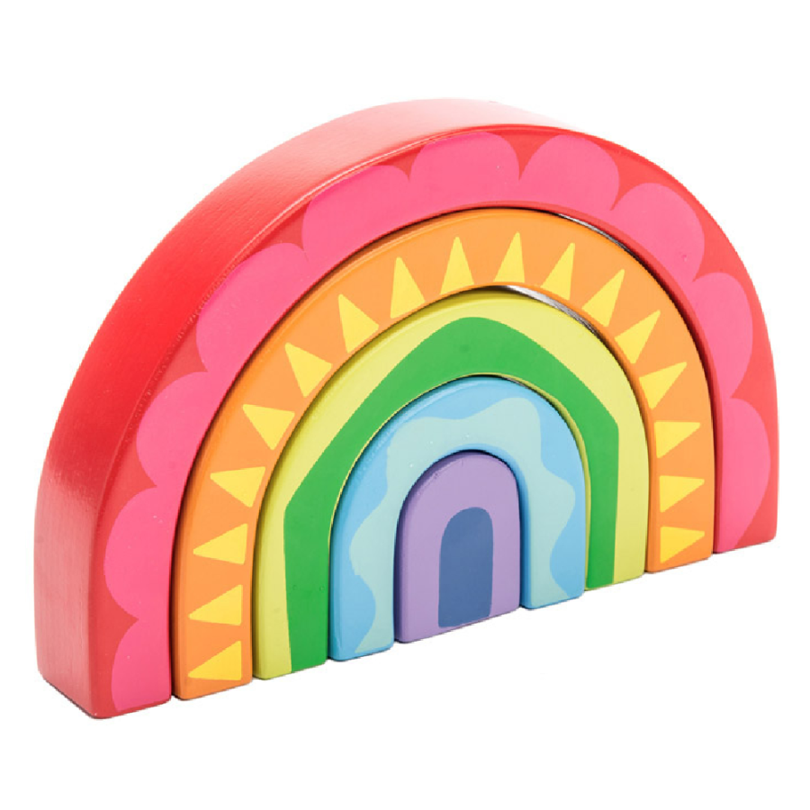 IGR.BLOKOVI ZA SLAGANJE RAINBOW TUNNEL WOOD