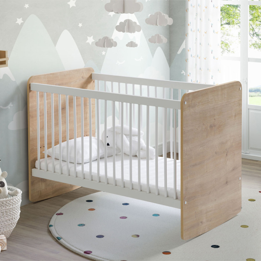 KREVETAC DRVENI WHITE AND NATUR TWO POSITIONS BW1021