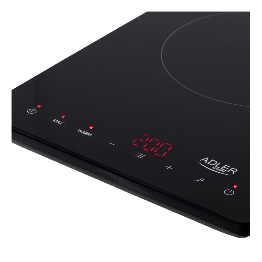 ADLER REŠO S JEDNOM RINGLOM 2000W AD 6513 INDUKCIJSKI STAKLOKERAMIKA