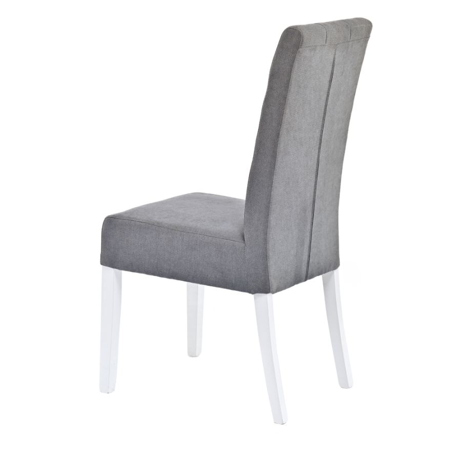 TRPEZARIJSKA STOLICA DALIA 46X102X64CM BIJELA SORO/ANTRACIT