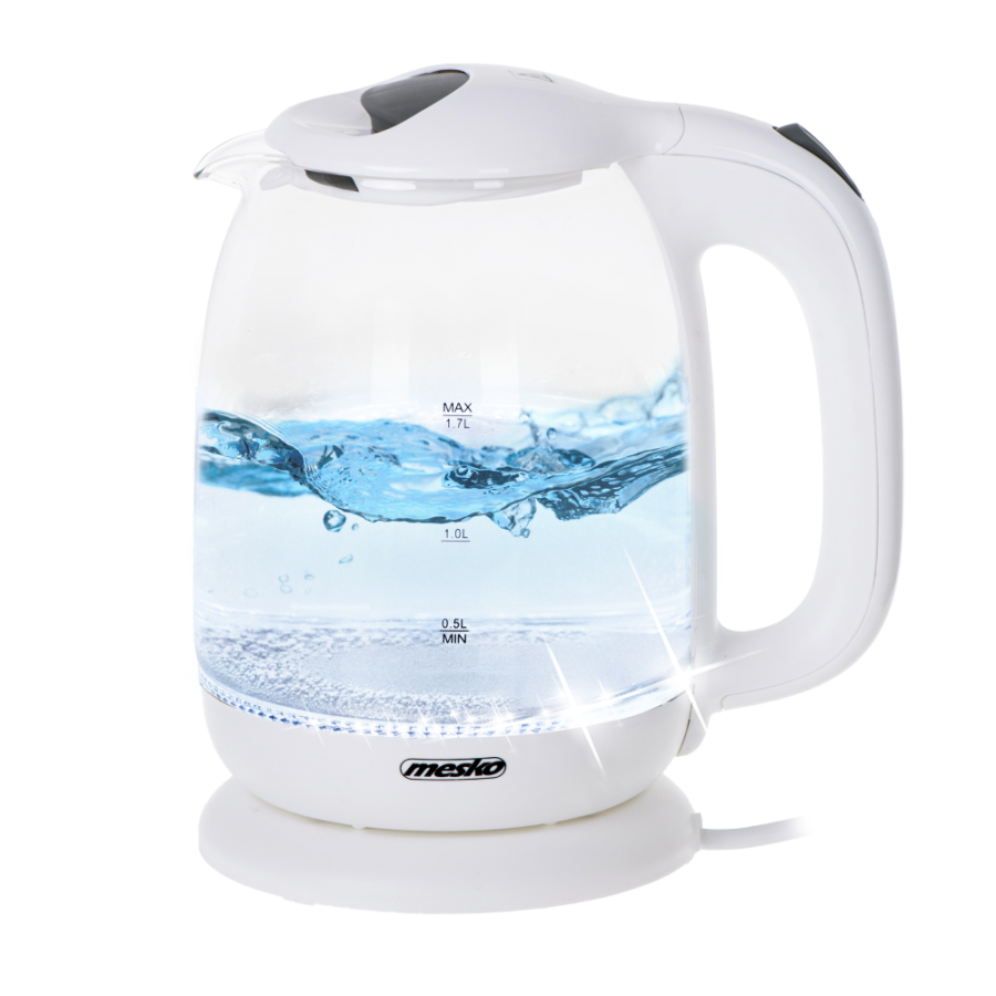 MESKO KUHALO ZA VODU 1,7L MS 1302B STAKLO BIJELO
